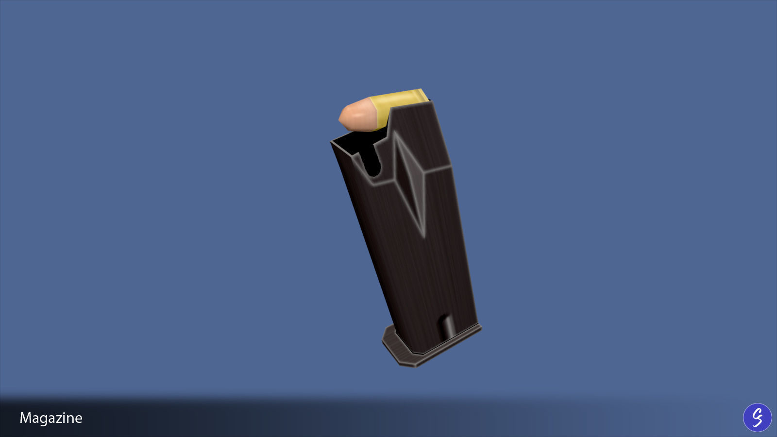 Low-Polygon Walther P88 Compact 9mm Pistol Low-poly 3D model_52