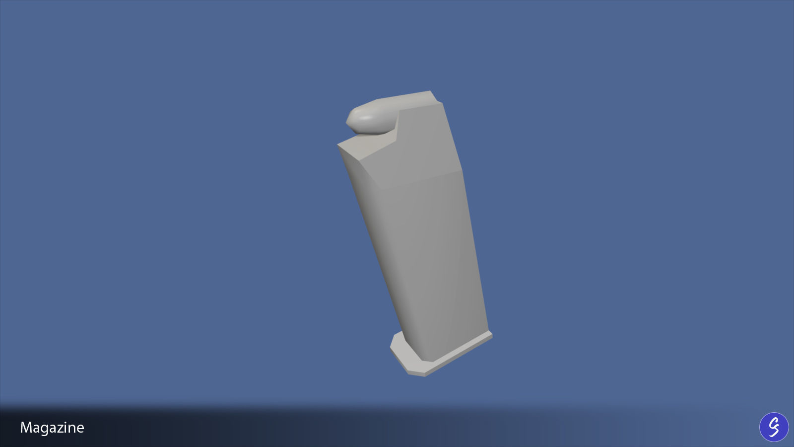 Low-Polygon Walther P88 Compact 9mm Pistol Low-poly 3D model_63