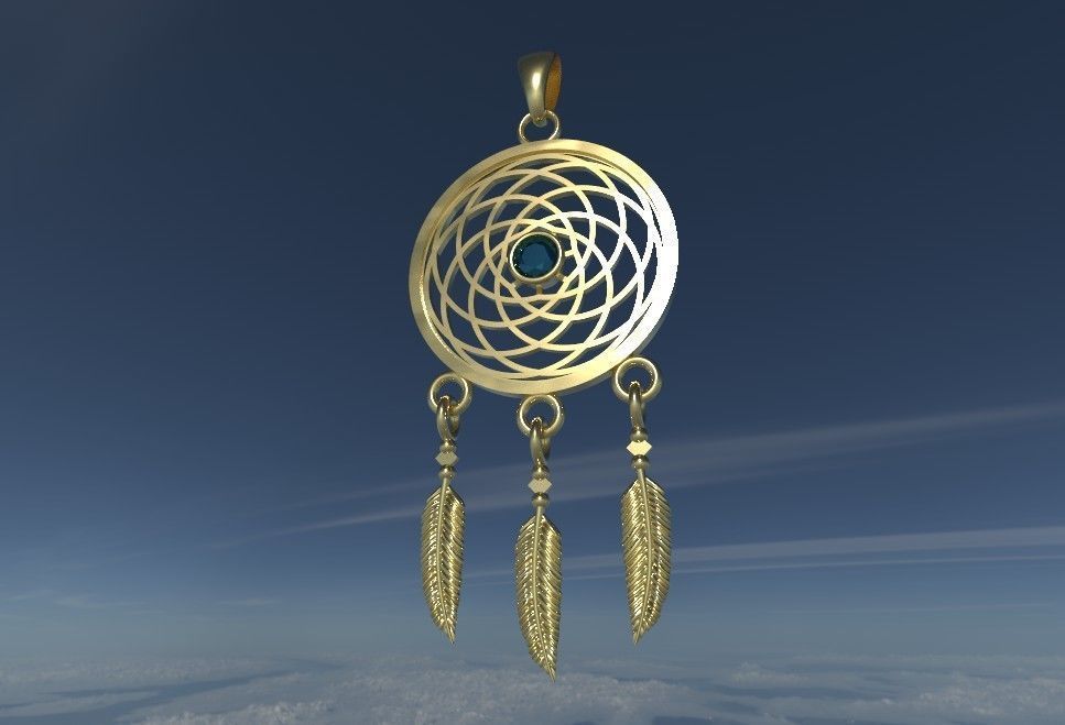 Catchdreamer pendant 3d model 3D print model_2