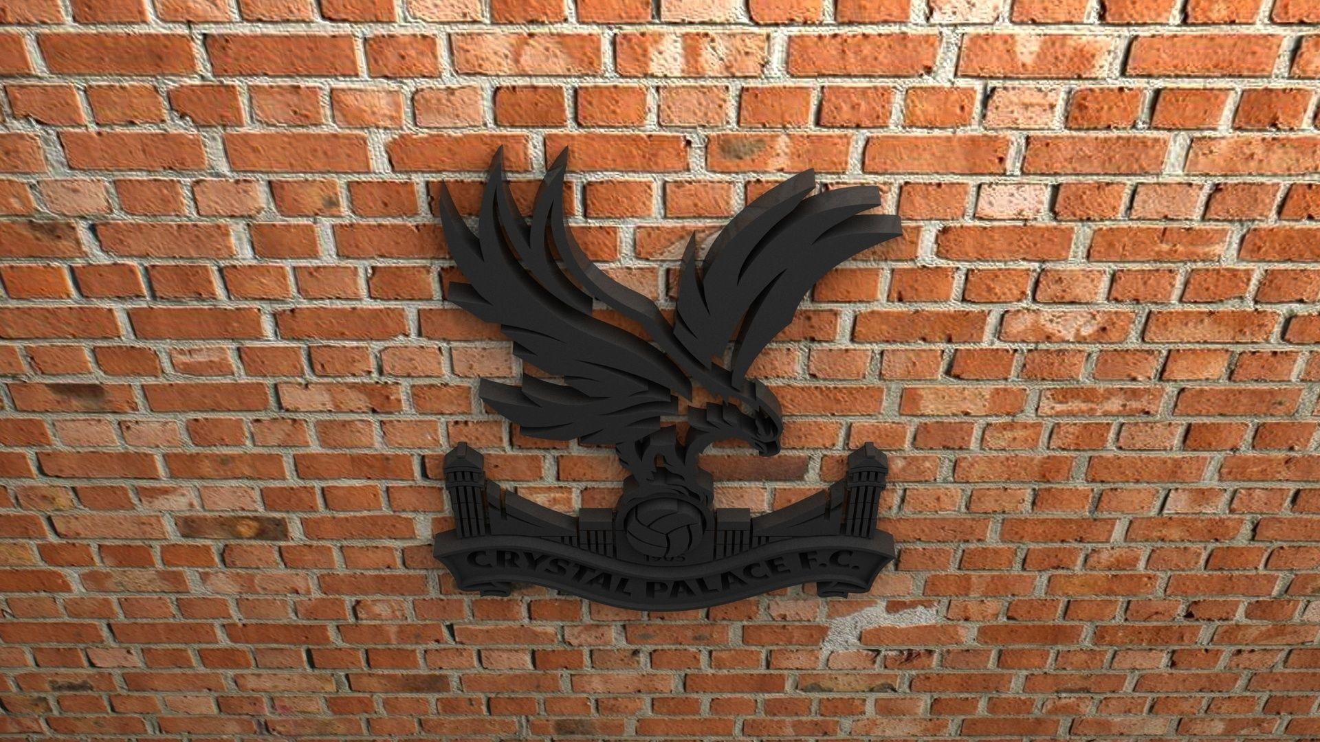 Crystal Palace FC Logo 3D print model_2