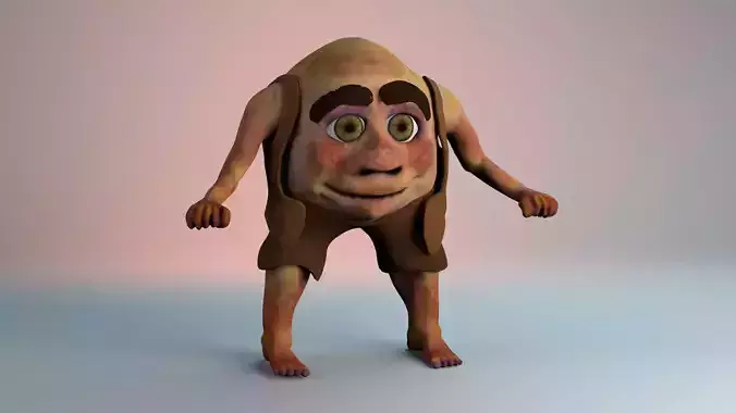 Cartoon Mini Creature 3D