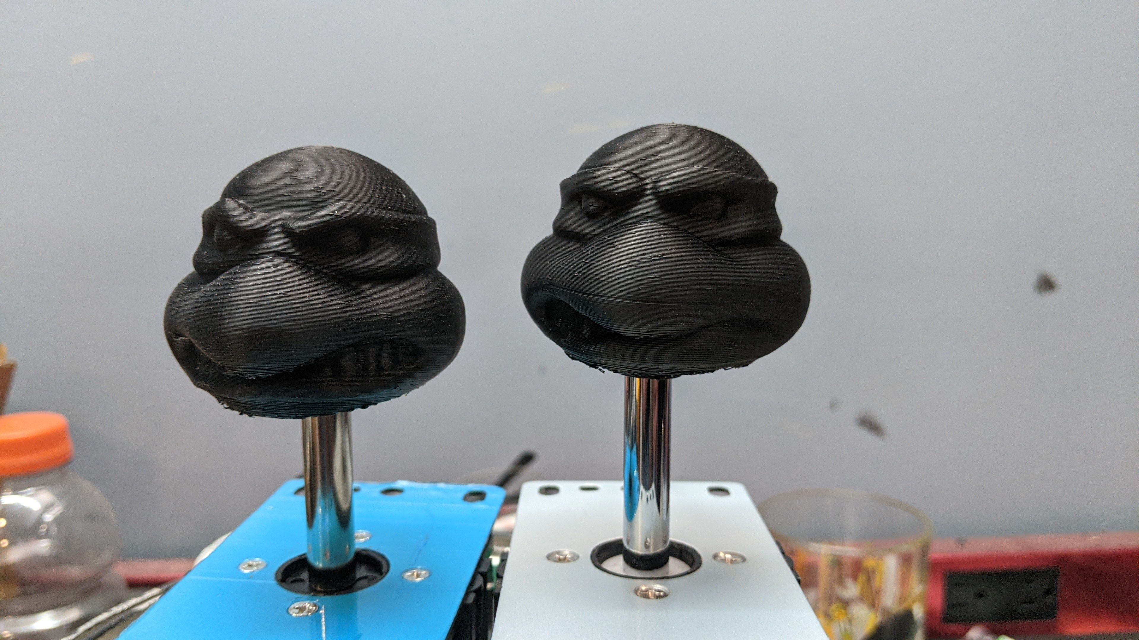 TMNT Head Action Figure 3D print model_1
