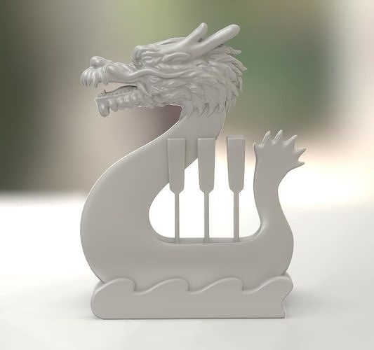 Dragon Boat 3D print model