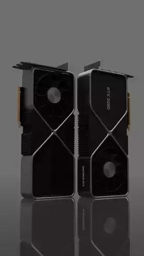 RTX 3090 OBJ STL 3D model