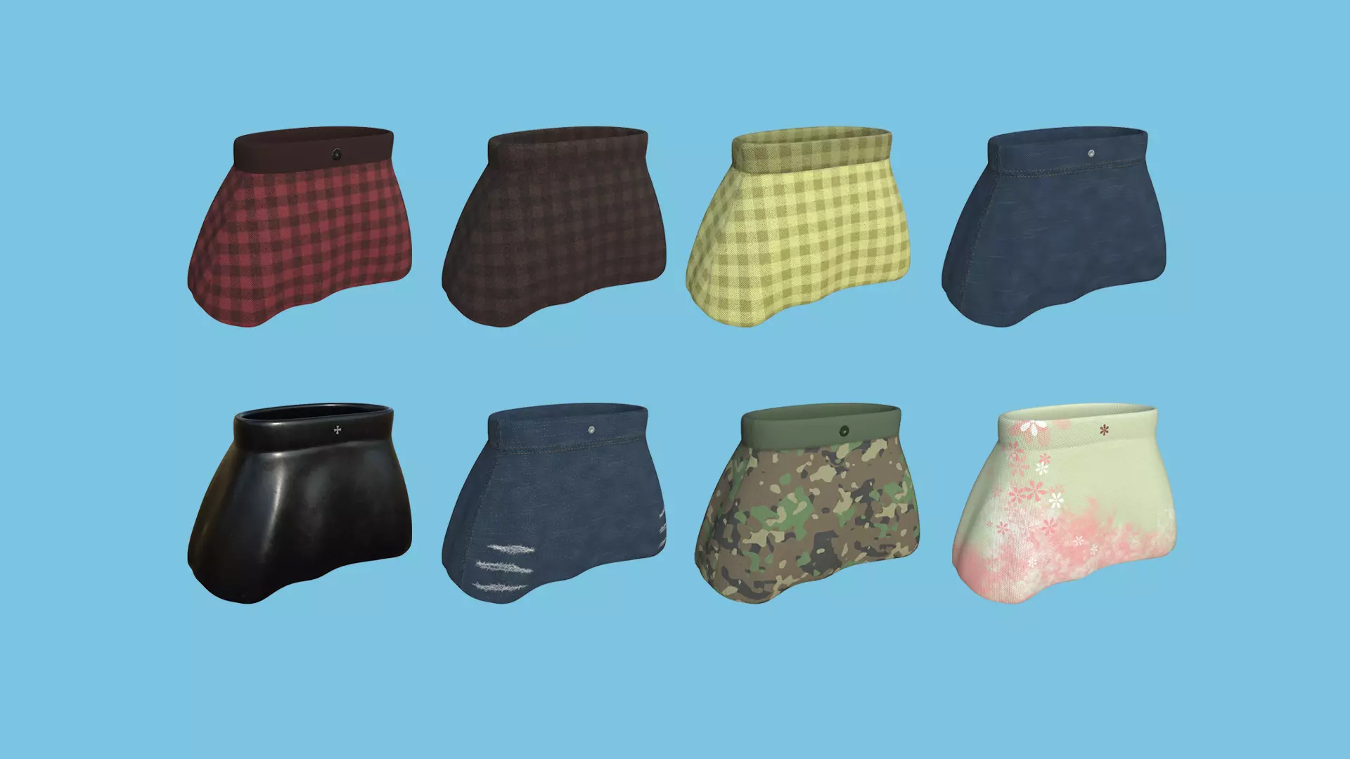 Female Skirt Collection - Character Fashion Design _0