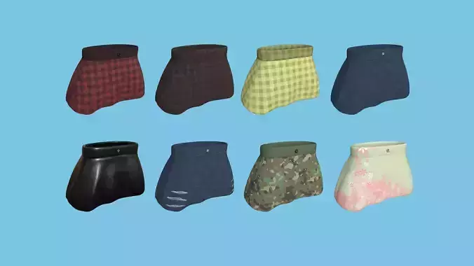 Female Skirt Collection - Character Fashion Design Female Skirt Collection - Character Fashion Design