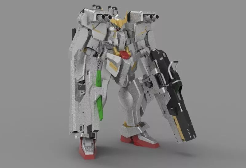 ASW-G-08 Gundam Barbatos Custom Defender 3D model