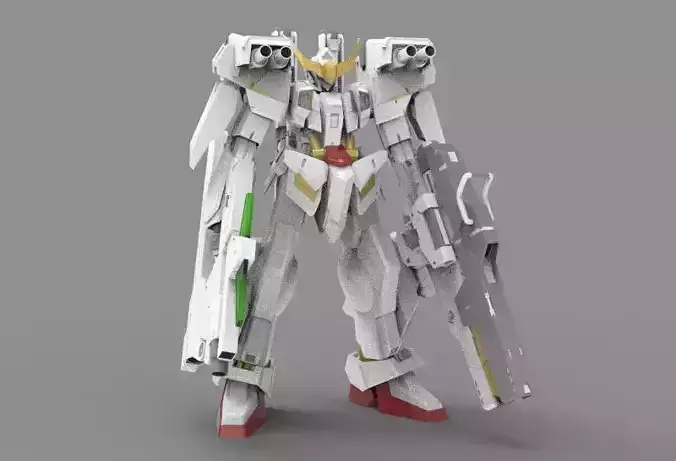 ASW-G-08 Gundam Barbatos Custom Defender 3D model