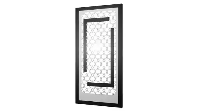 Door Security Screen six 2 3D model