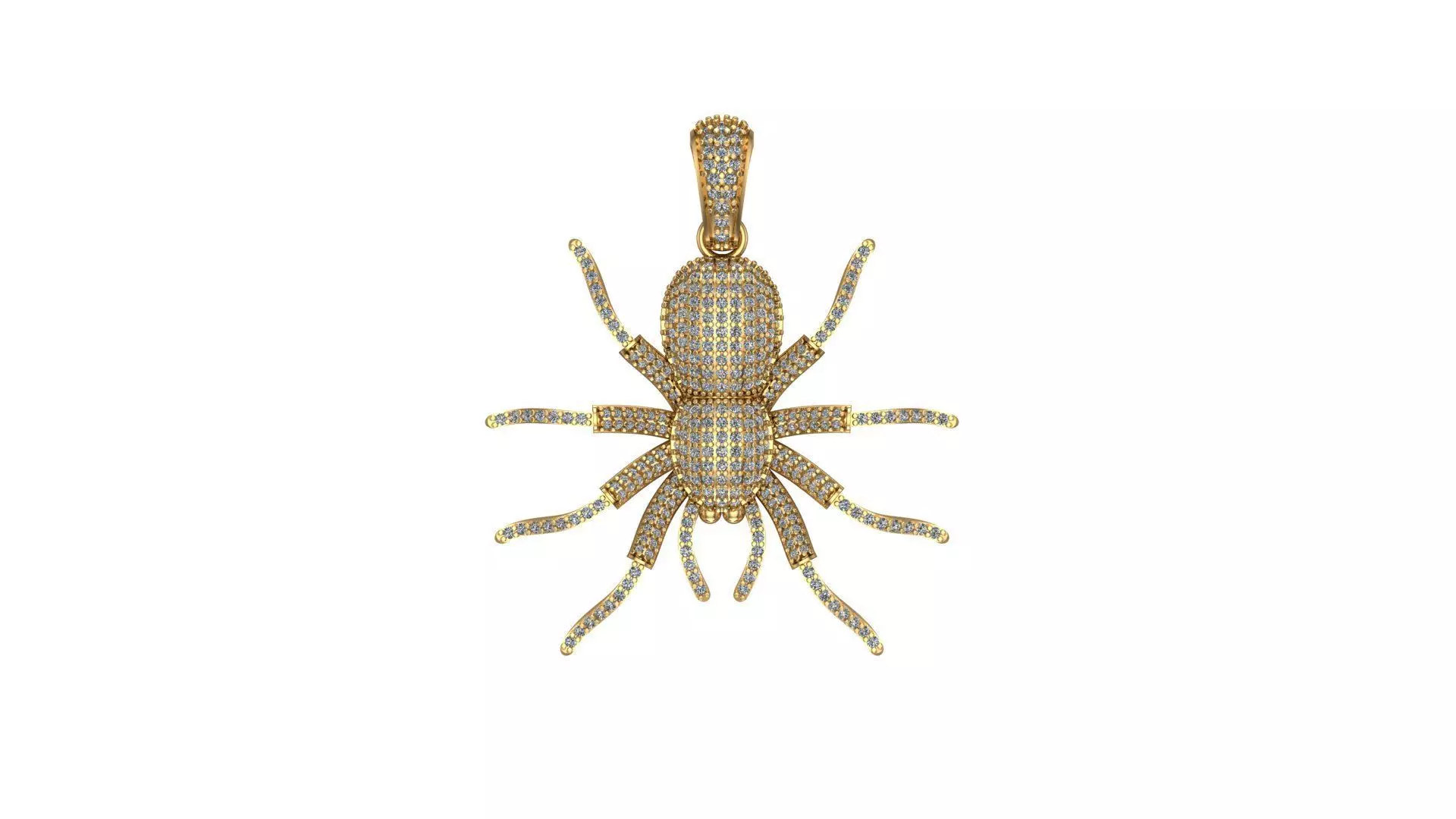 Spider Pendant Lord Ganesh 3d model 3D print model