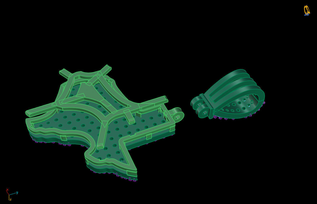 texas map Pendant  3d model  3D print model_2