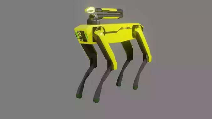 Boston Dynamics Dog with Arm - Low Poly PBR- Game Ready Low-poly 3D model