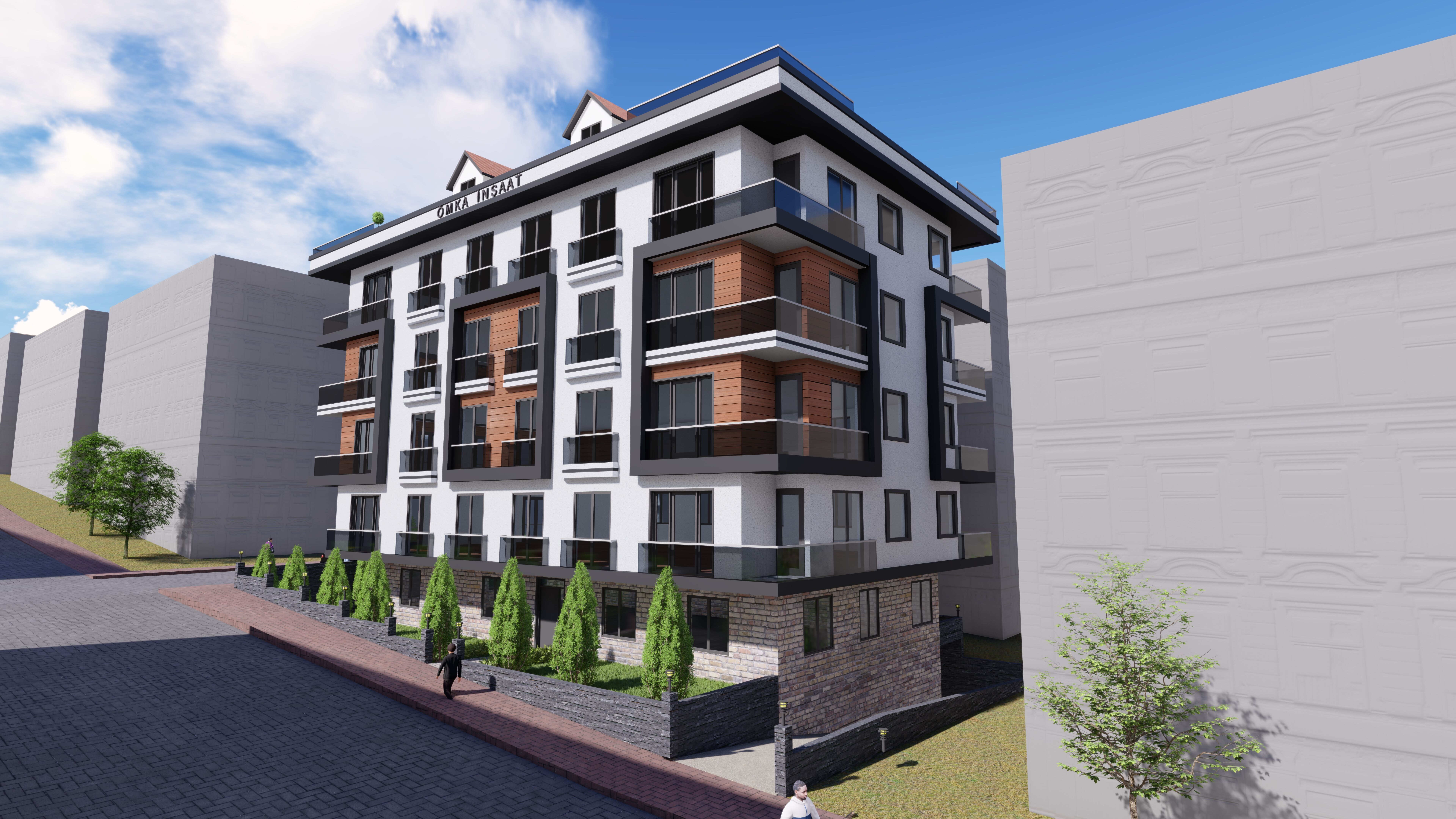 a building in istanbul  1 Low-poly 3D model_4