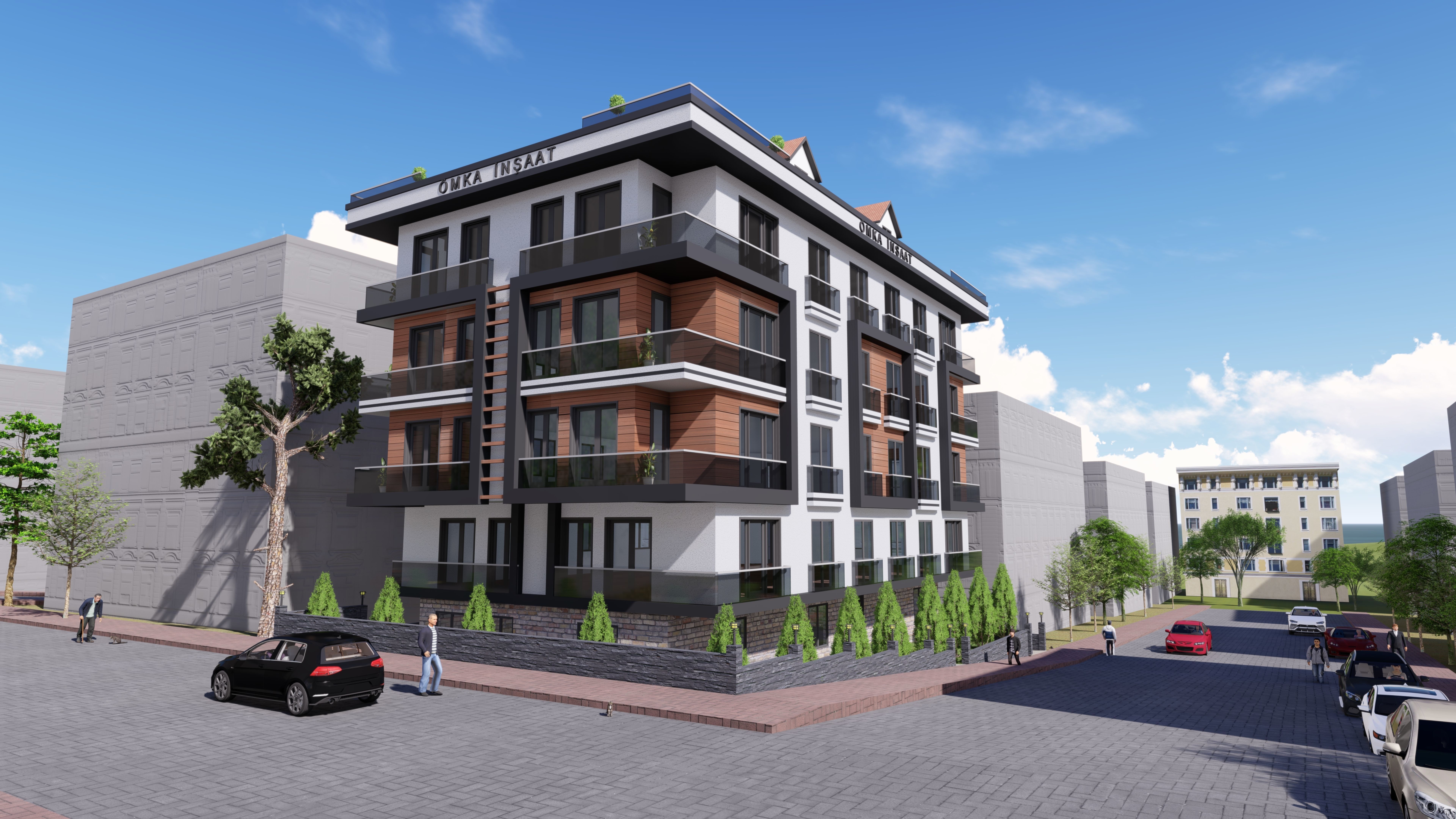 a building in istanbul  1 Low-poly 3D model_3