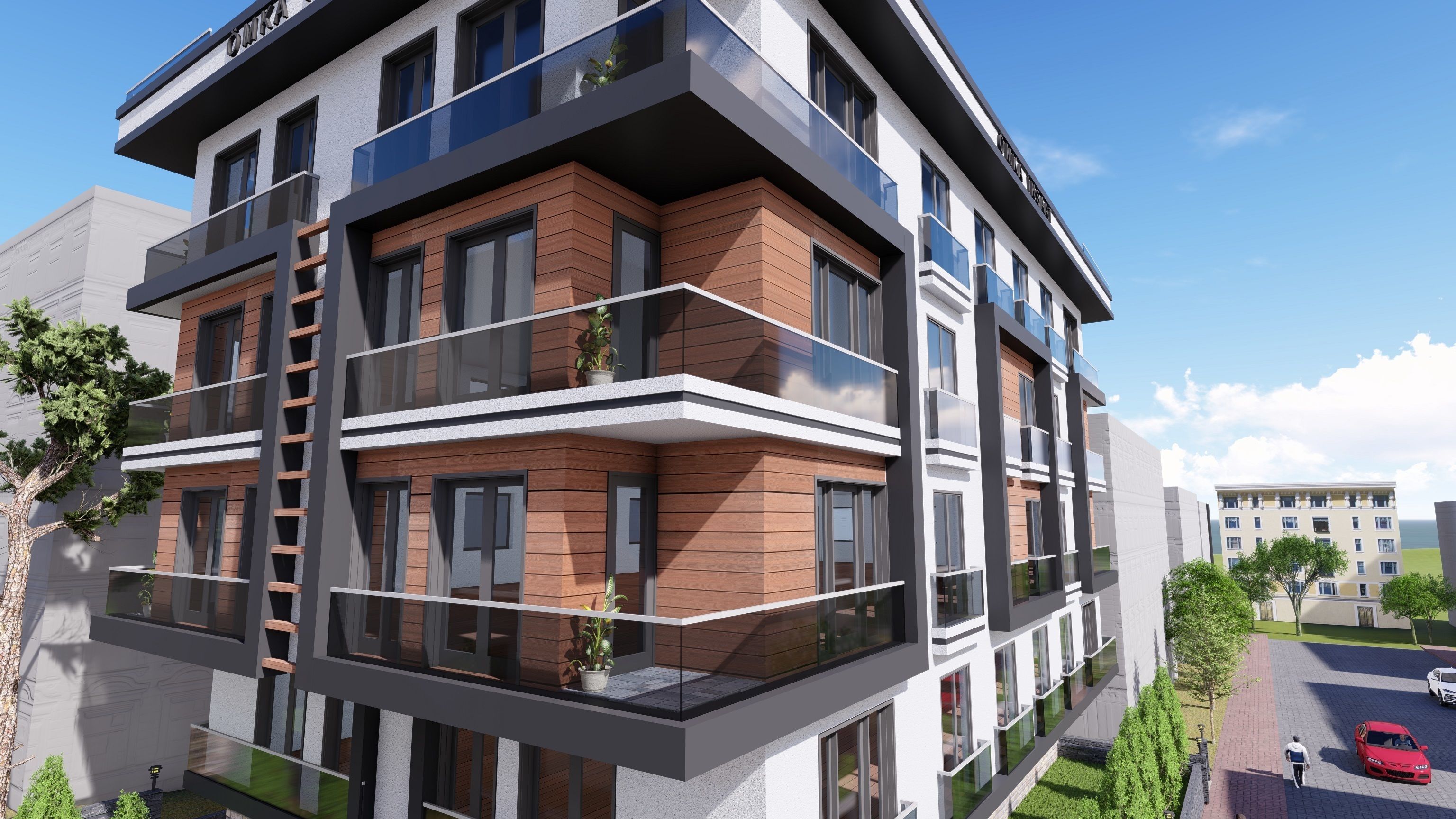 a building in istanbul  1 Low-poly 3D model_5