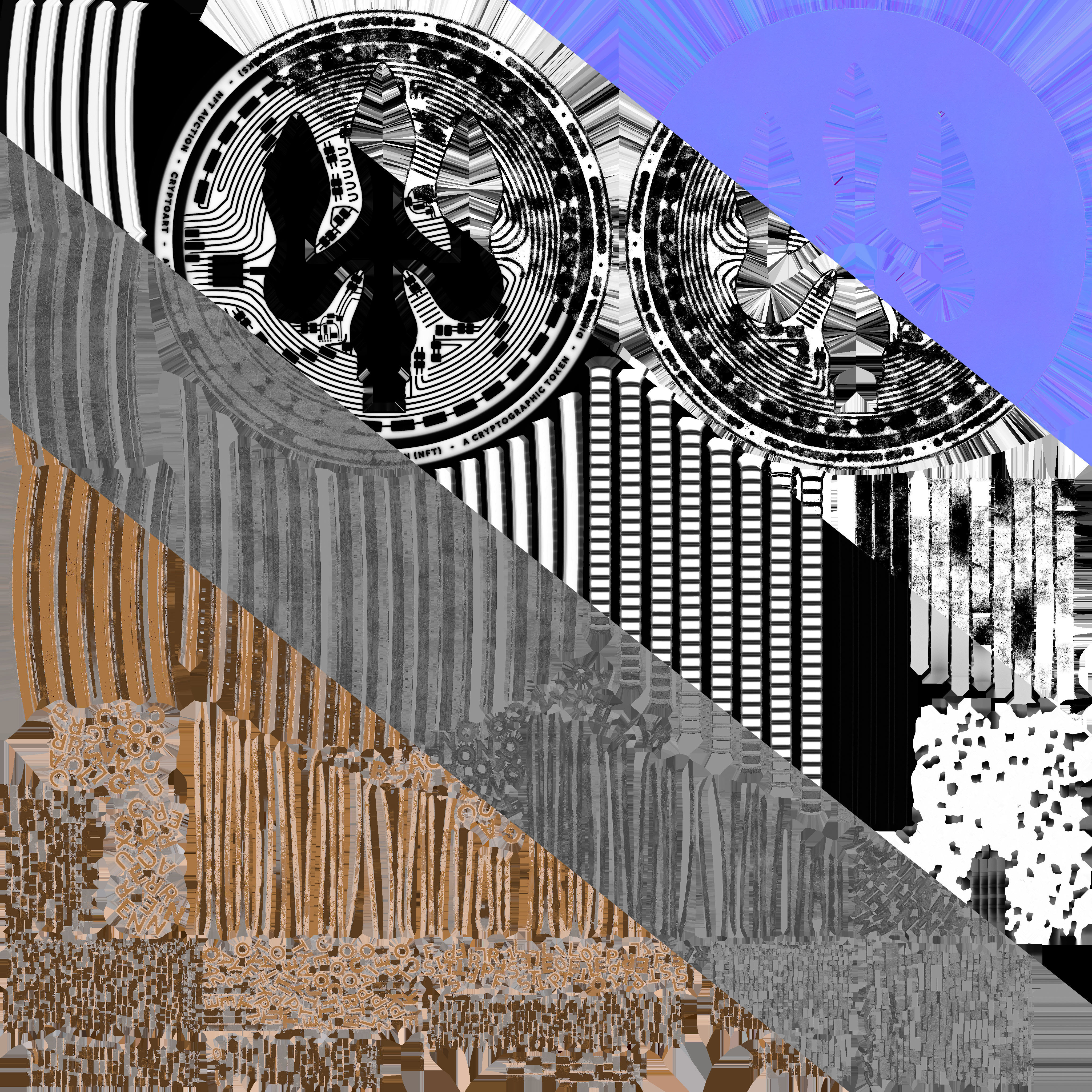 NFT LOGO - NFT Trident 3D model_19