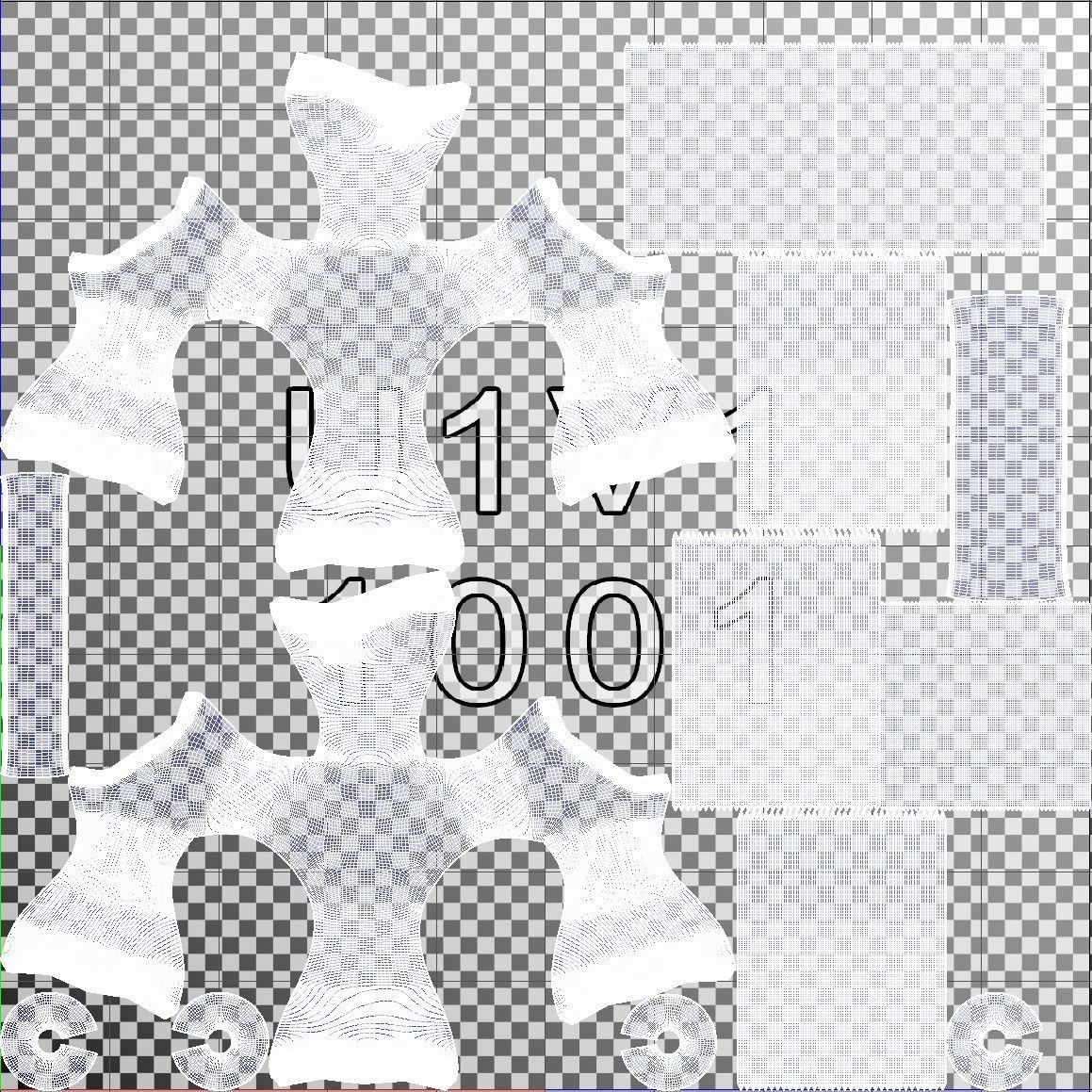 NFT LOGO - NFT Trident 3D model_18