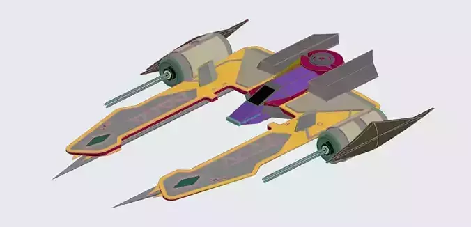 Spacecraft hunter space ship