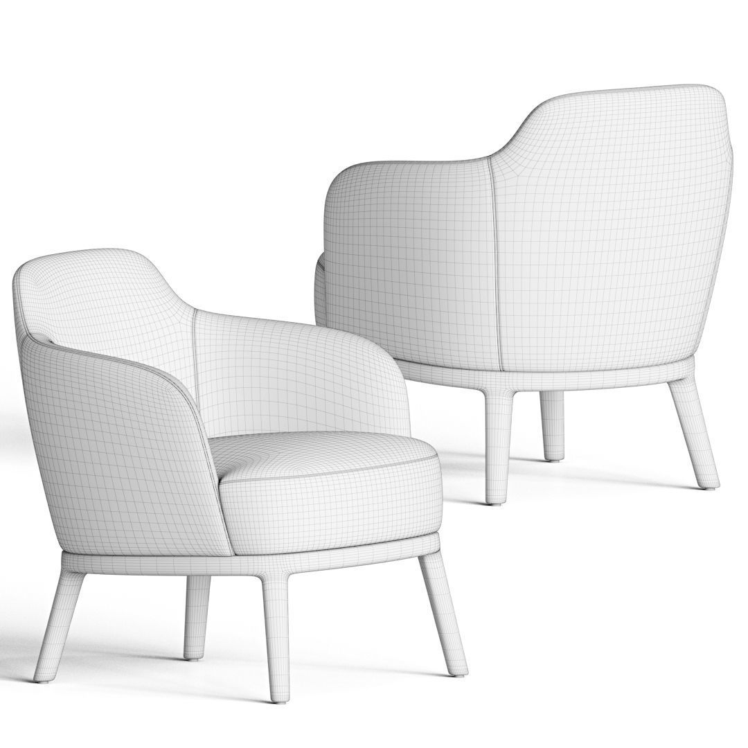 Lema Lucylle Armchair 3D model_5