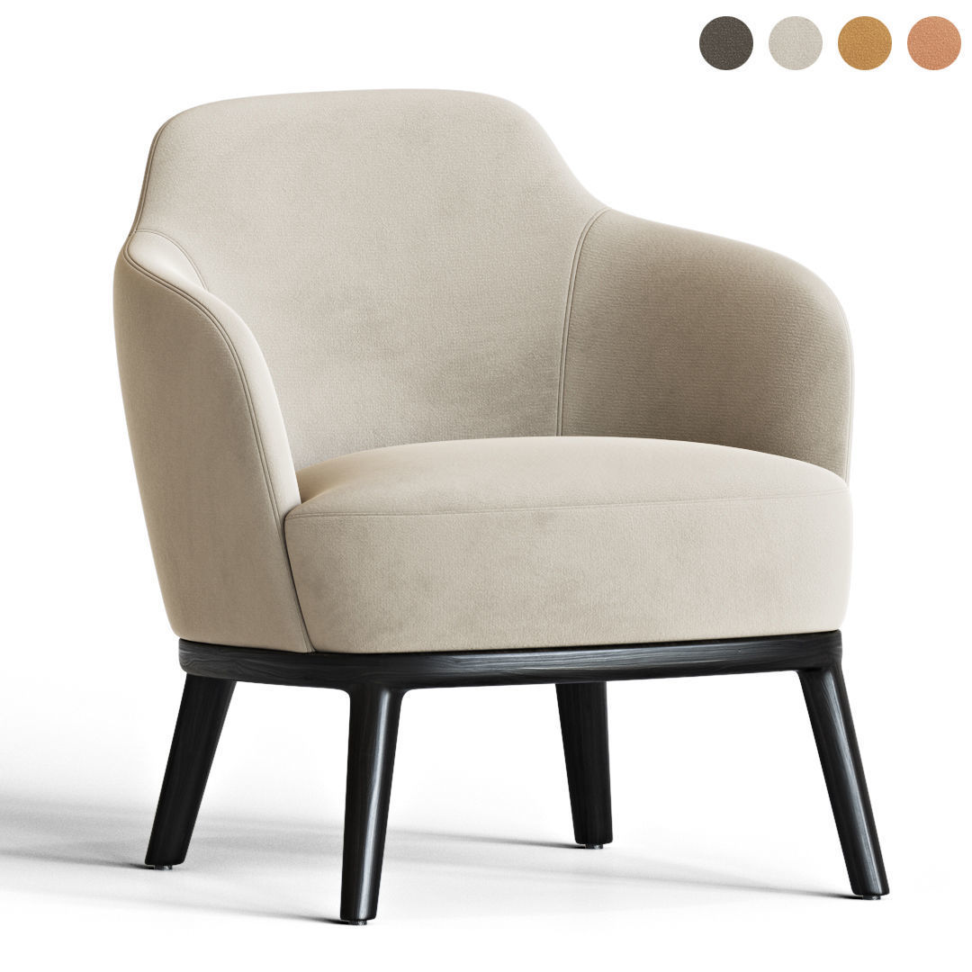 Lema Lucylle Armchair 3D model_2