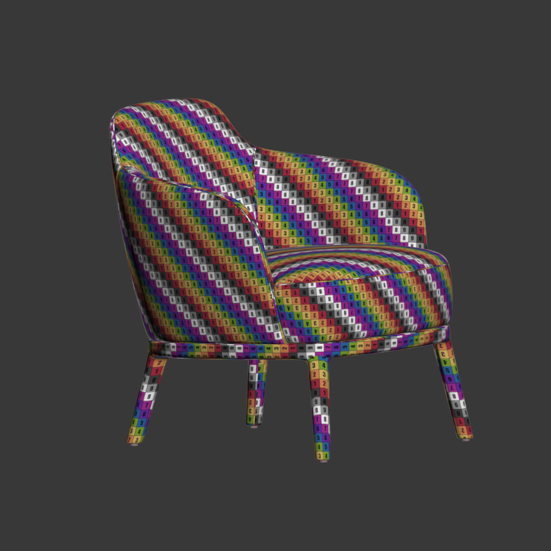 Lema Lucylle Armchair 3D model_6