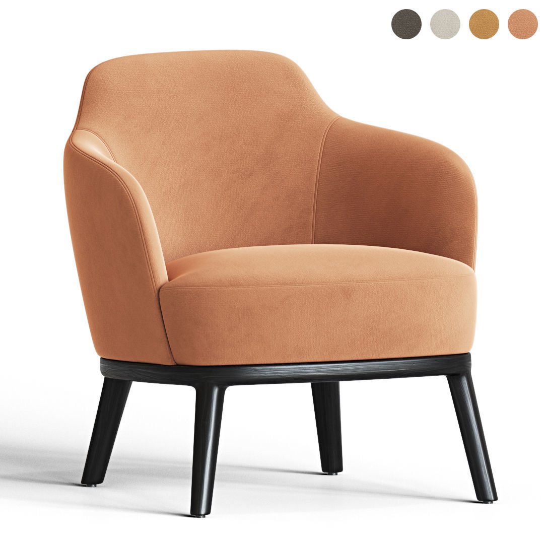 Lema Lucylle Armchair 3D model_4