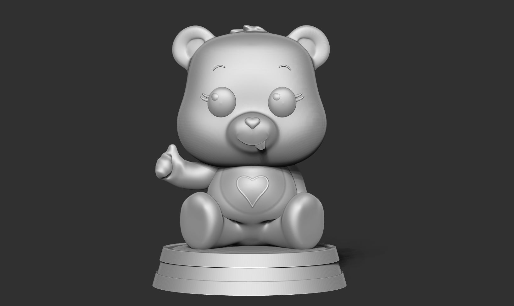 Tenderheart Bear 3D print model_8