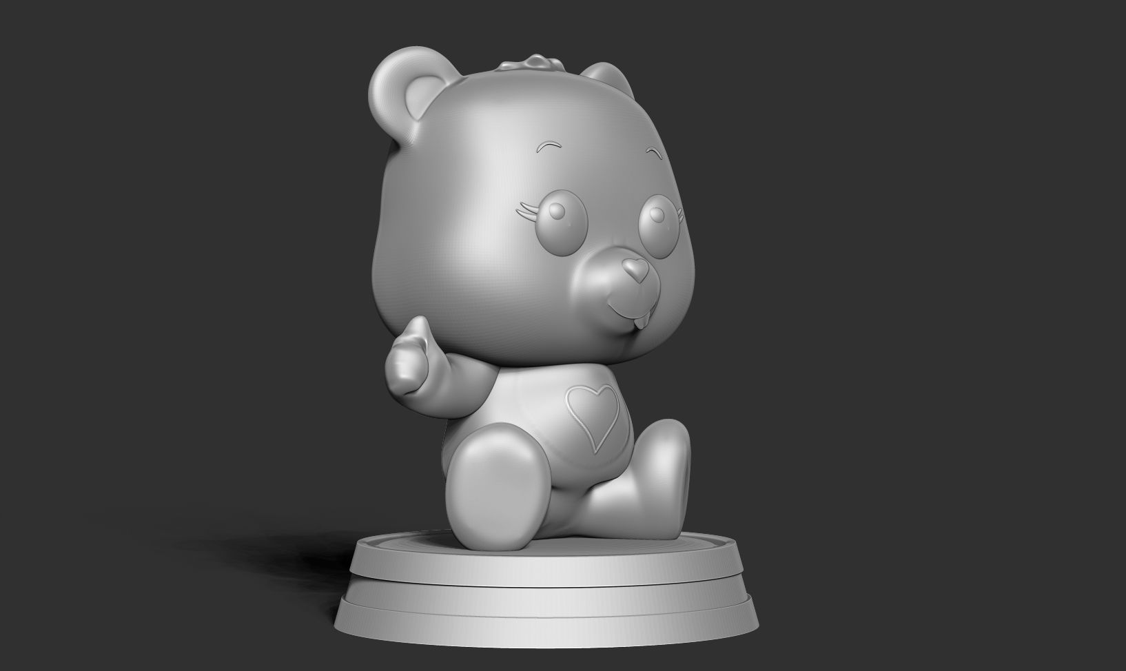 Tenderheart Bear 3D print model_12