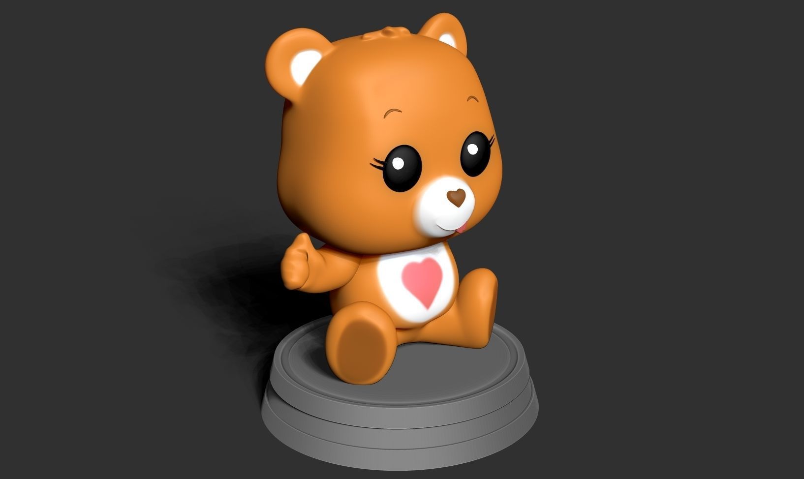 Tenderheart Bear 3D print model_13