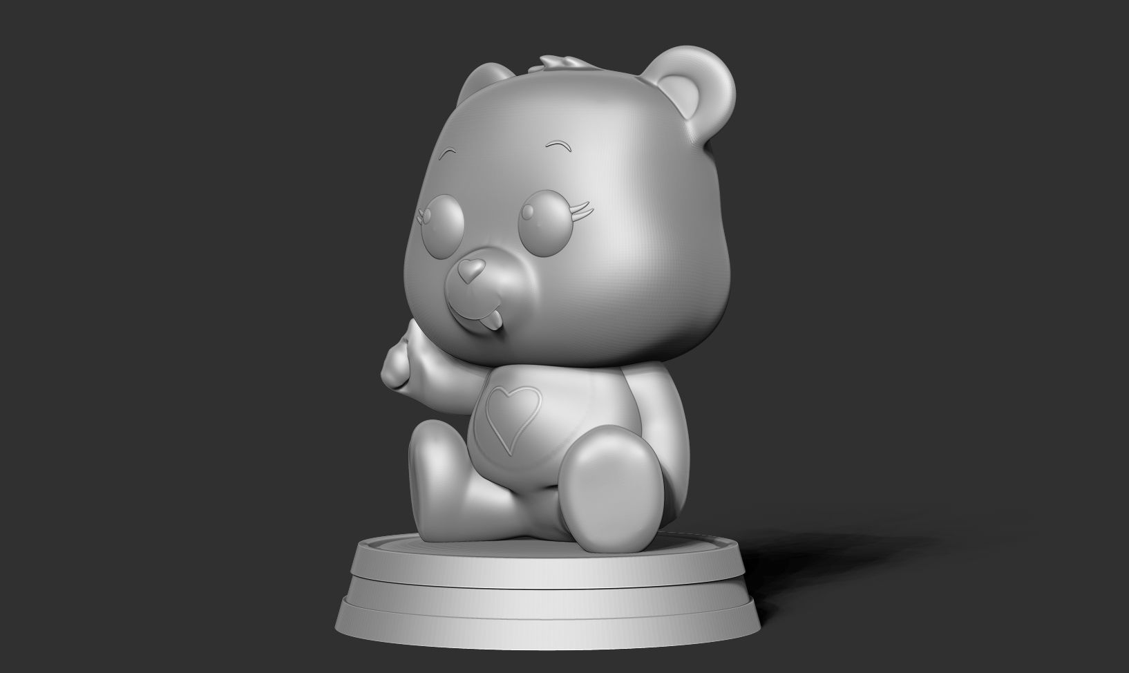 Tenderheart Bear 3D print model_10
