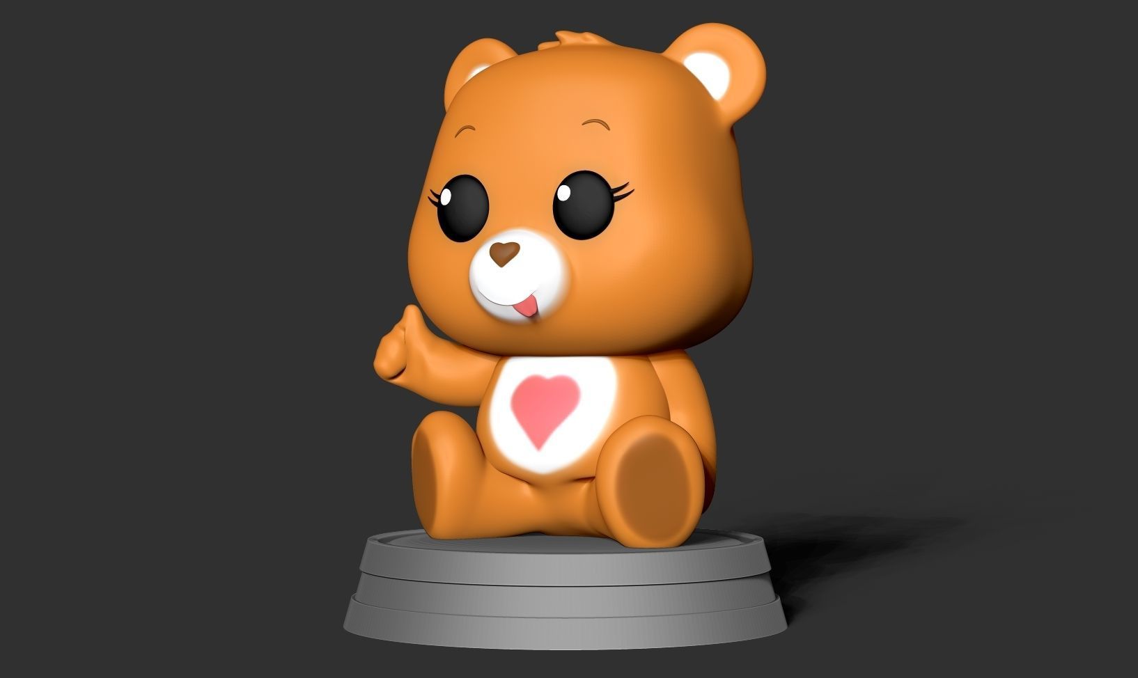 Tenderheart Bear 3D print model_9