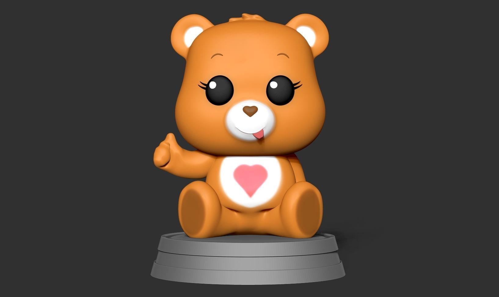 Tenderheart Bear 3D print model_7