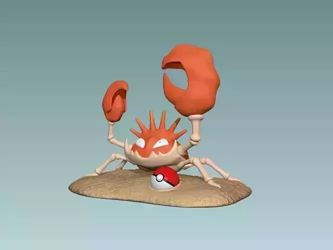 Pokemon Kingler 3D print model 3D print model