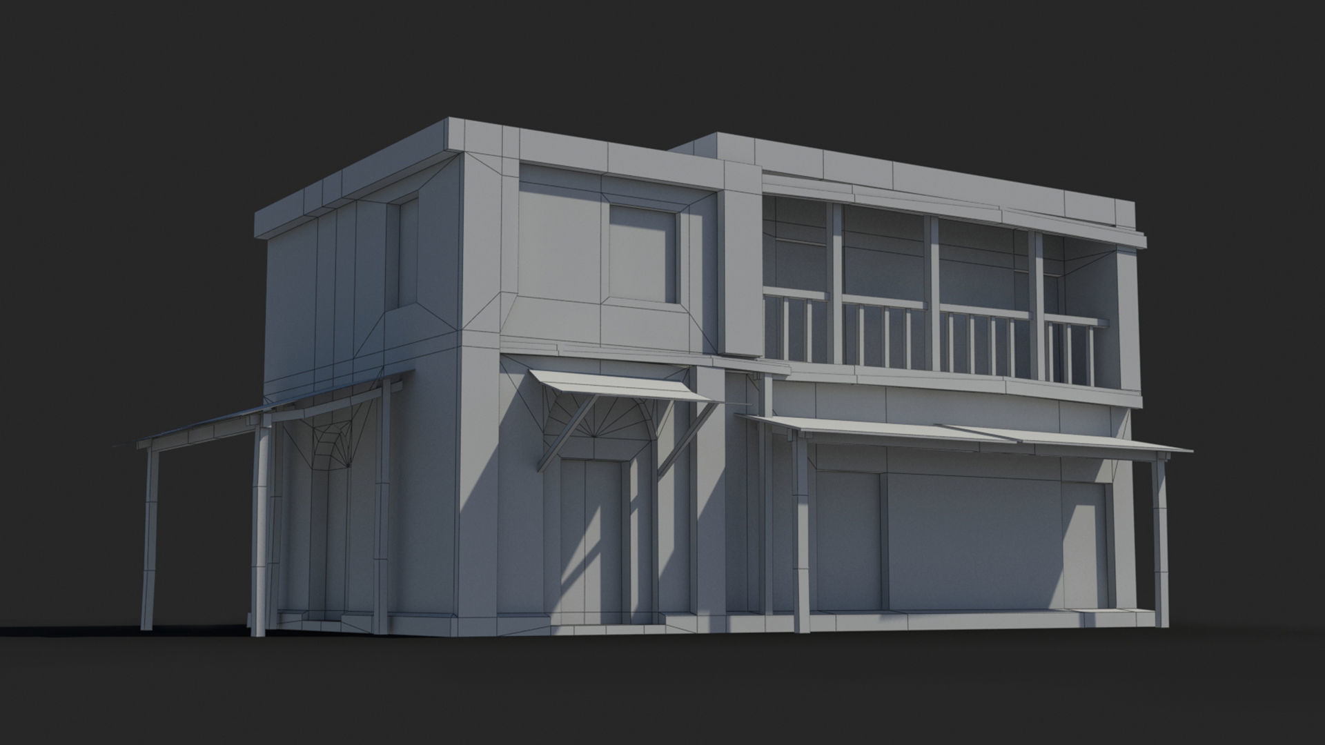 Arab xx21 Low-poly 3D model_5