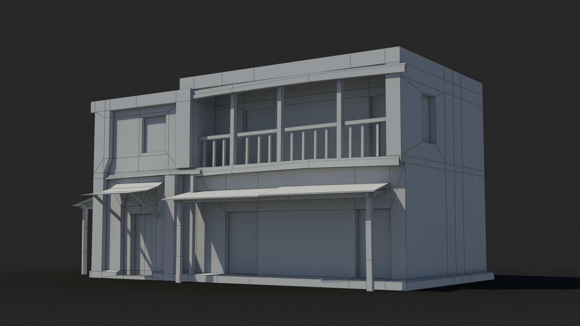 Arab xx21 Low-poly 3D model_7