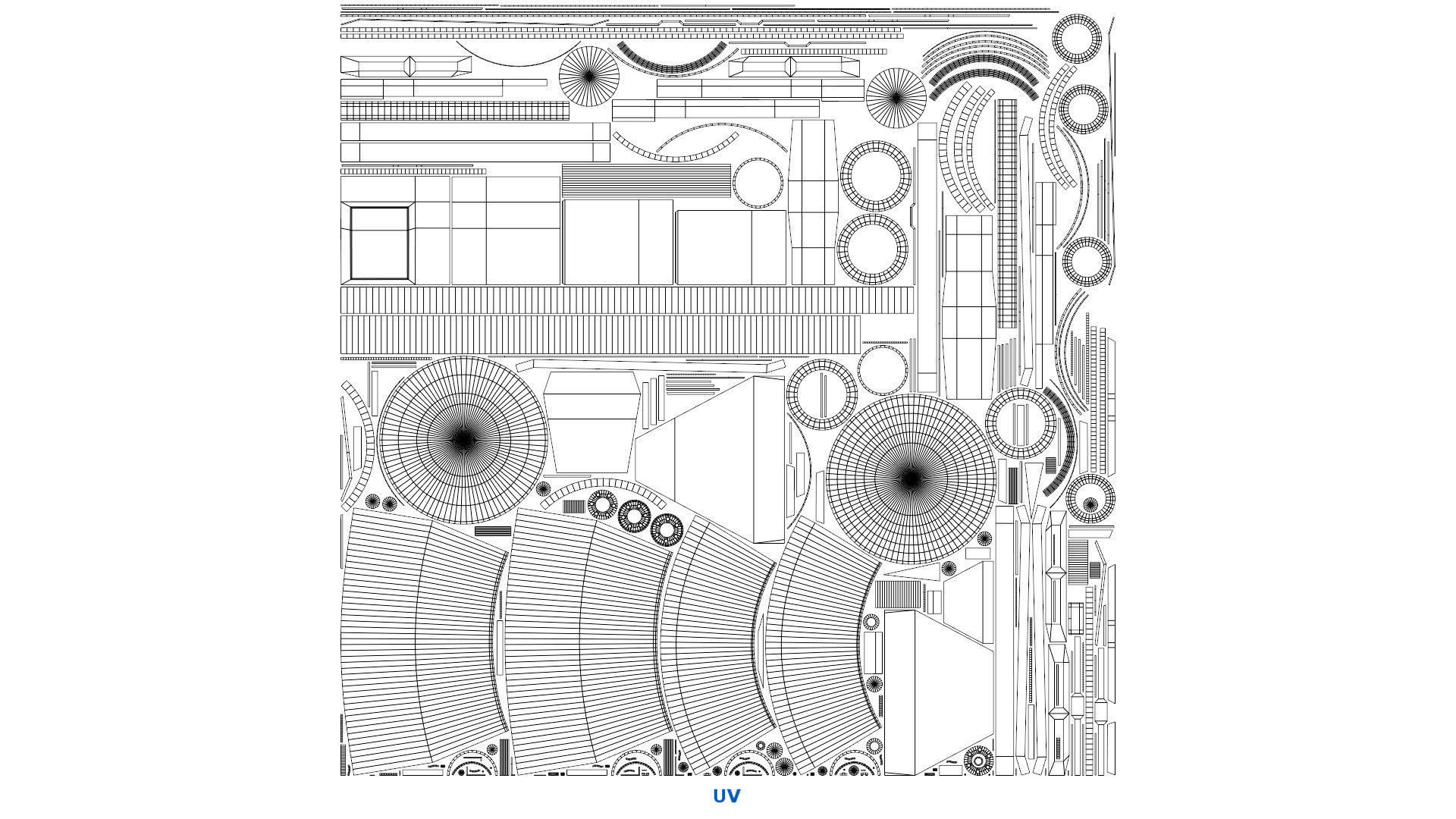 Concrete Mixer 2A Low-poly 3D model_10