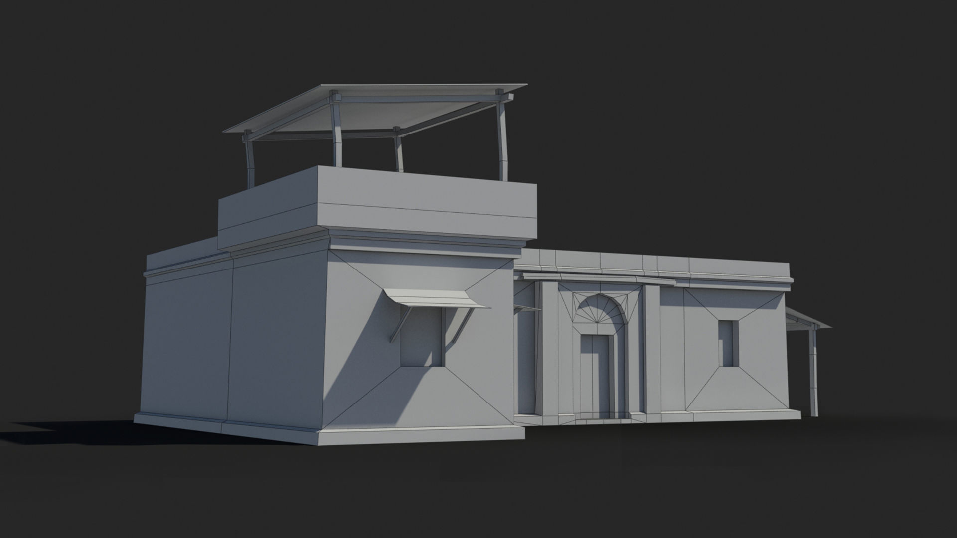 Arab xx22 Low-poly 3D model_7