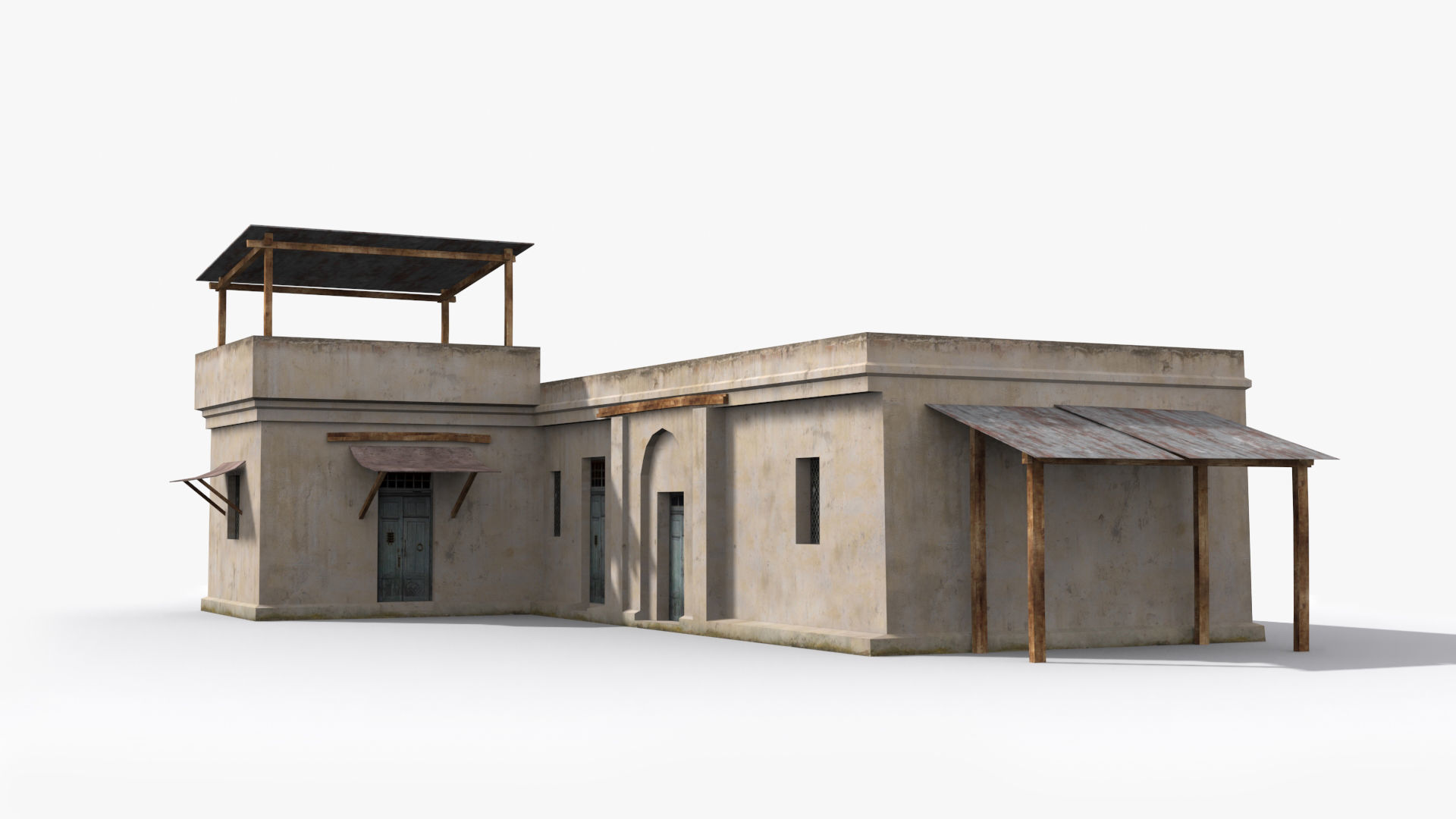 Arab xx22 Low-poly 3D model_3