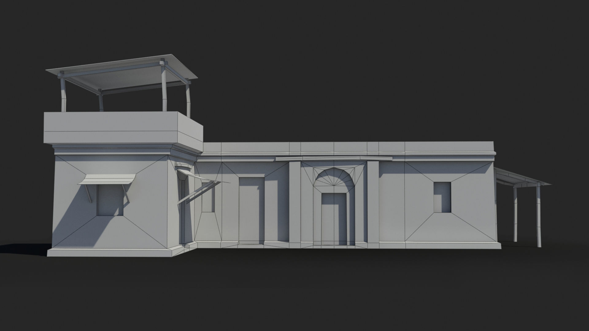 Arab xx22 Low-poly 3D model_6