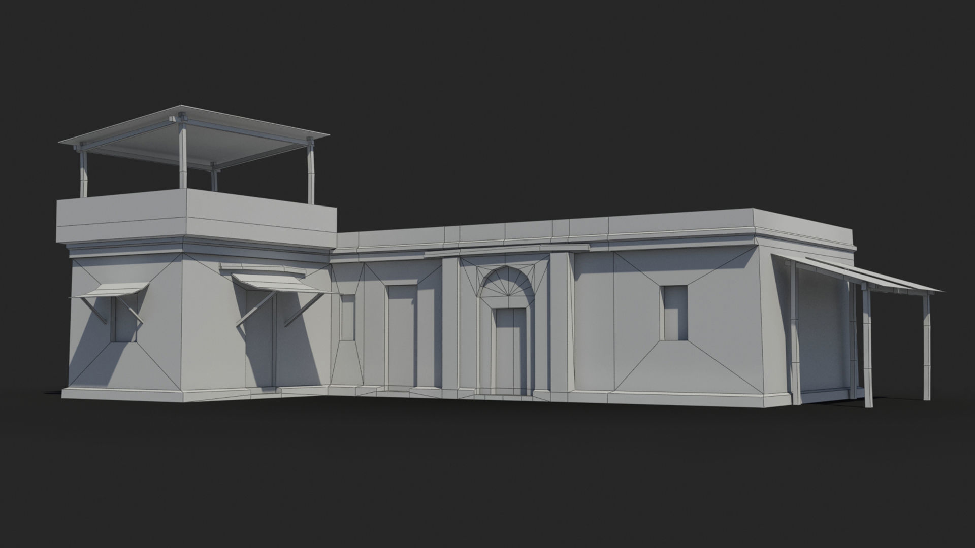 Arab xx22 Low-poly 3D model_5