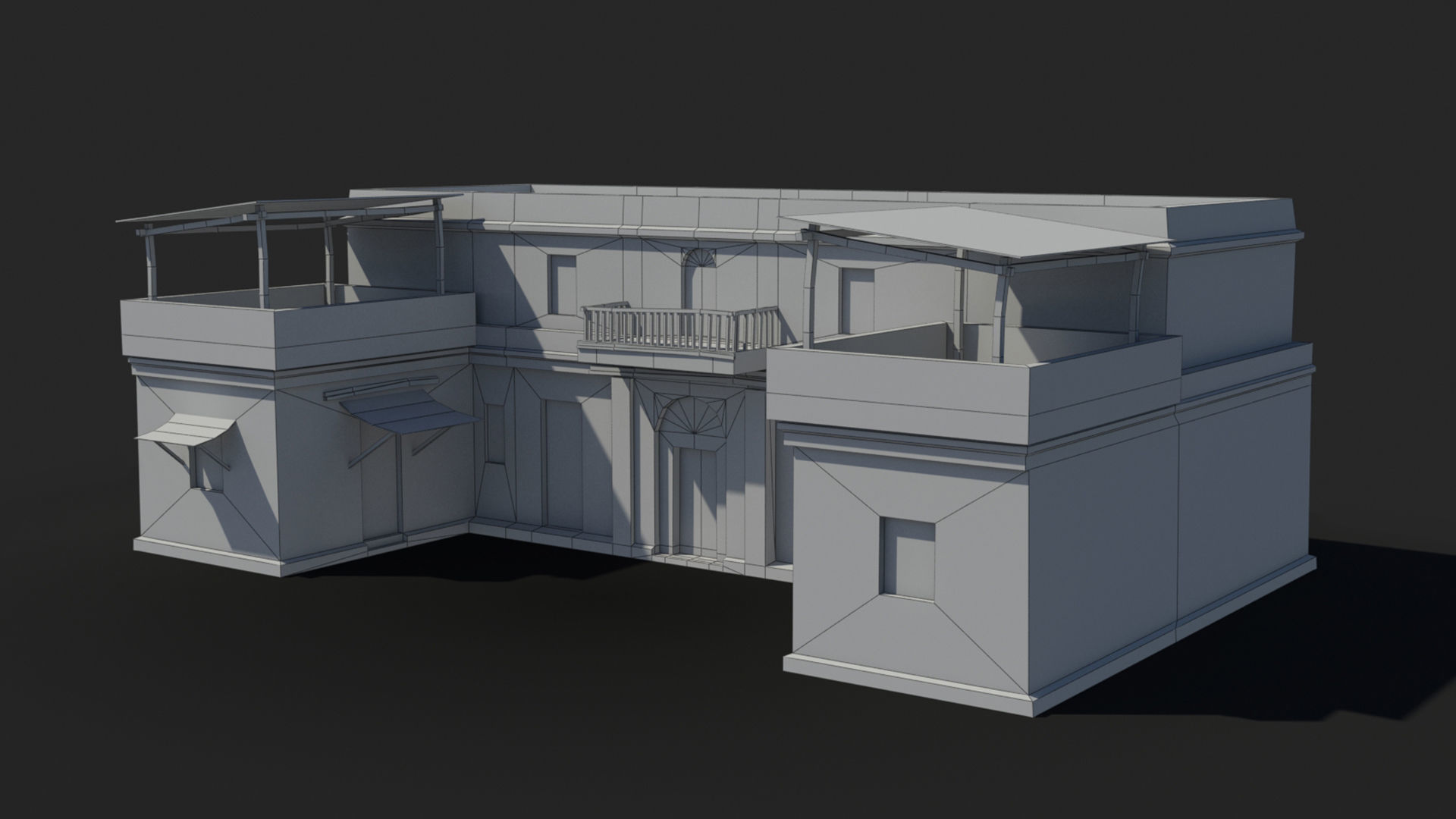 Arab xx23 Low-poly 3D model_9