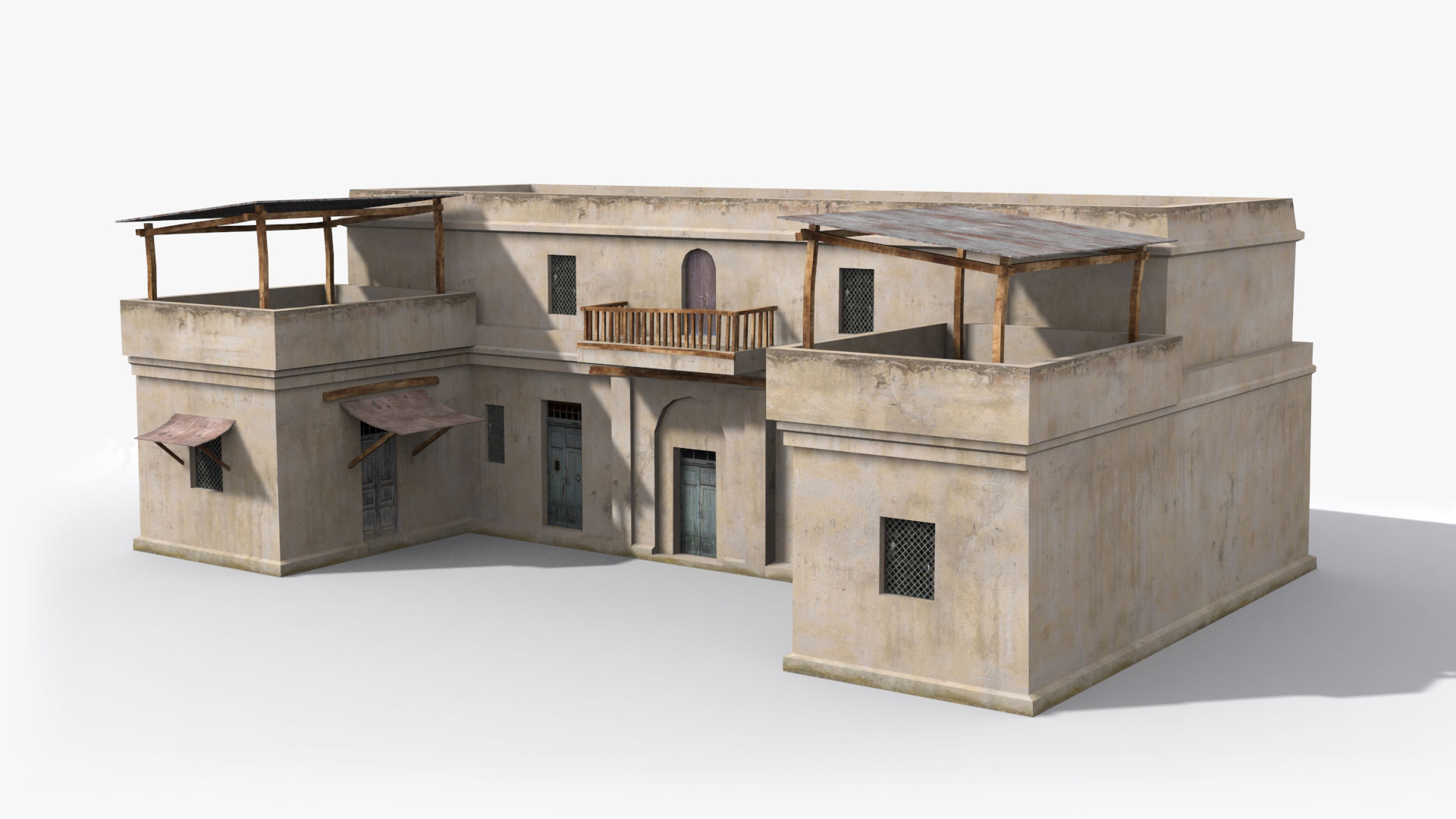 Arab xx23 Low-poly 3D model_4