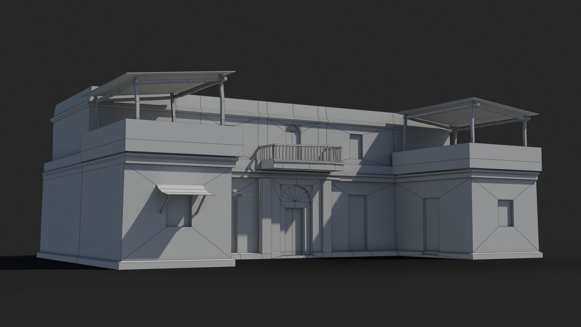 Arab xx23 Low-poly 3D model_7