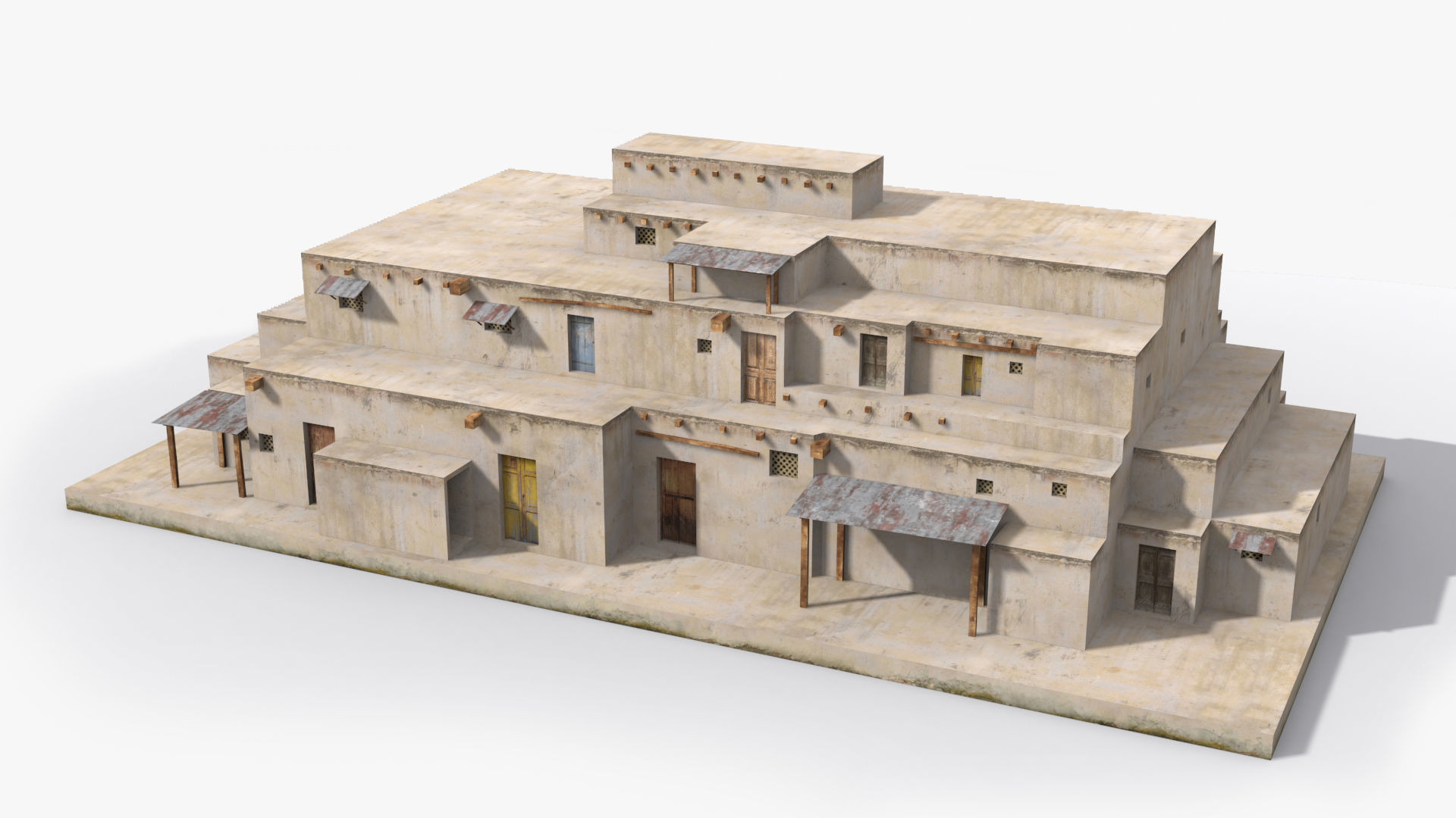 Arab xx26 Low-poly 3D model_6