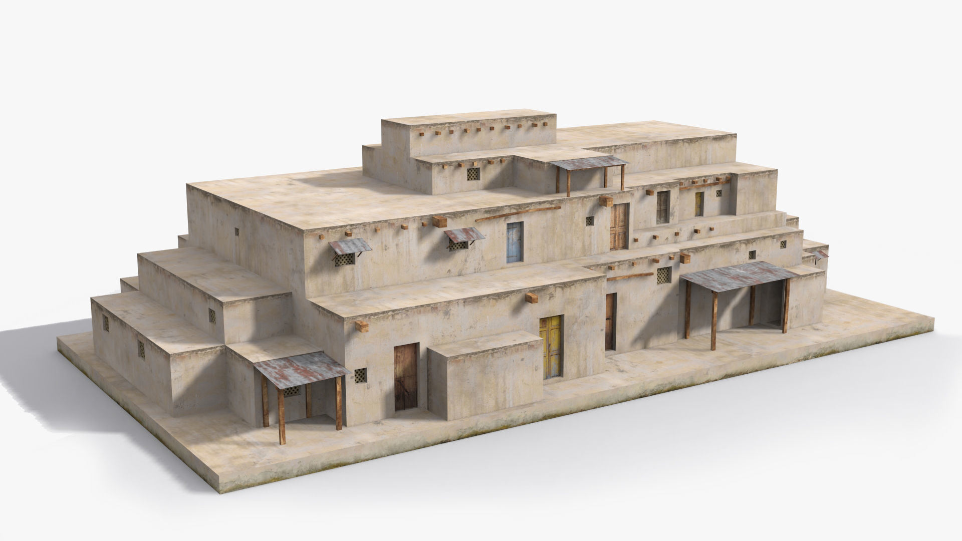 Arab xx26 Low-poly 3D model_5