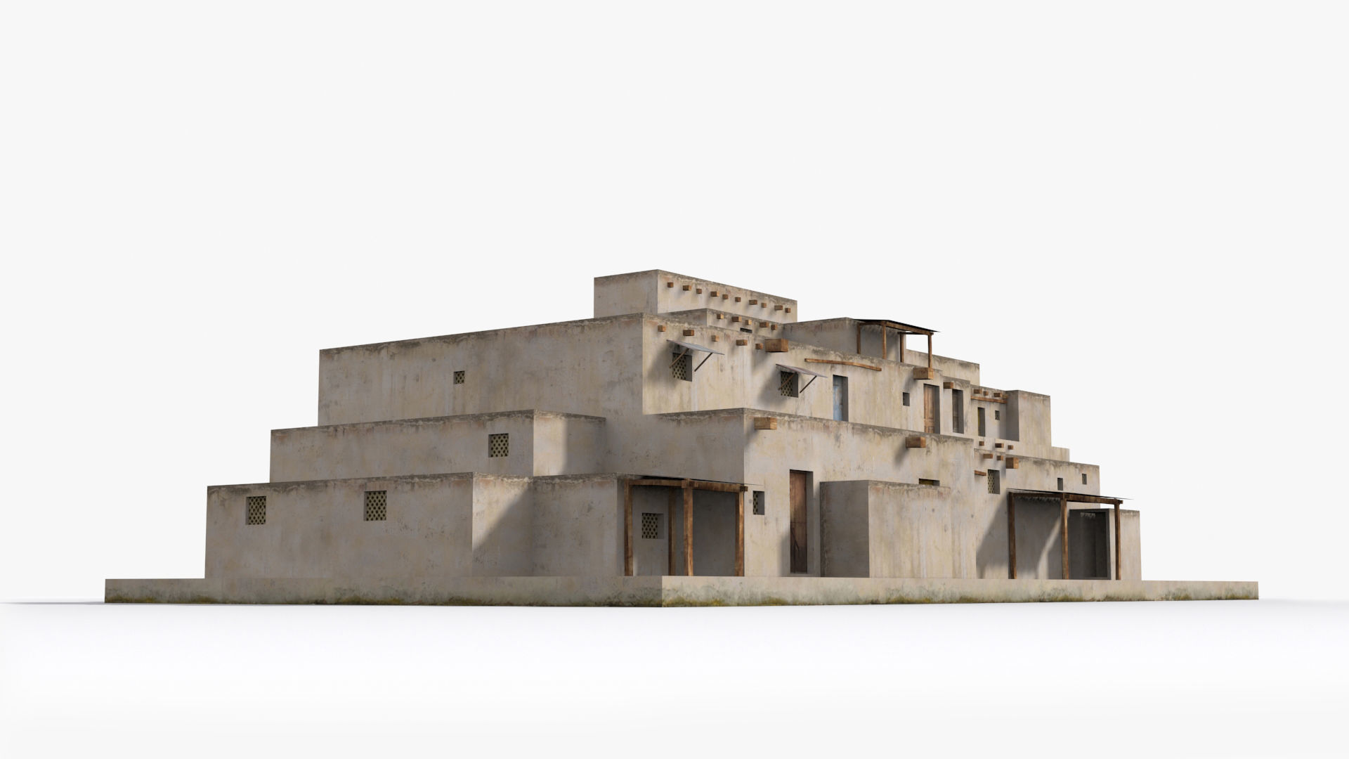 Arab xx26 Low-poly 3D model_4