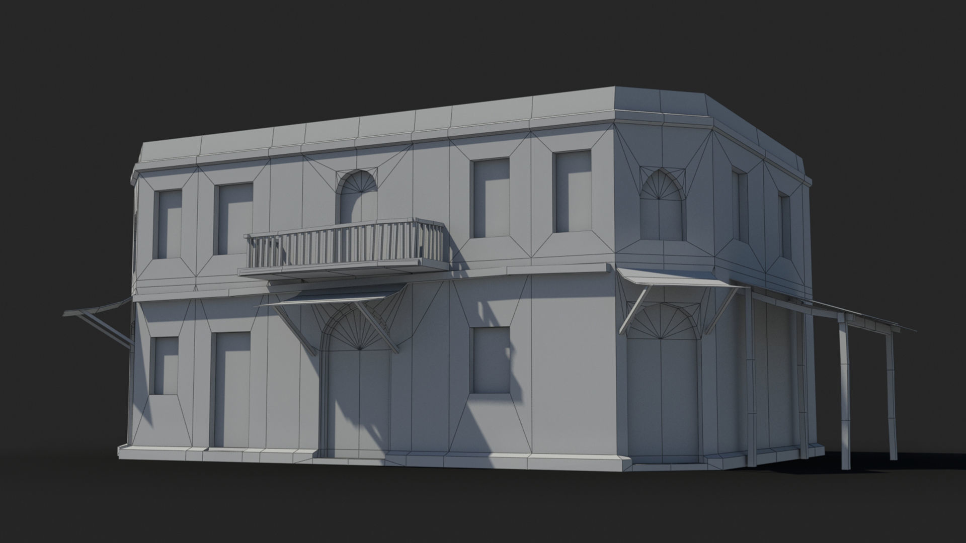 Arab xx27 Low-poly 3D model_5