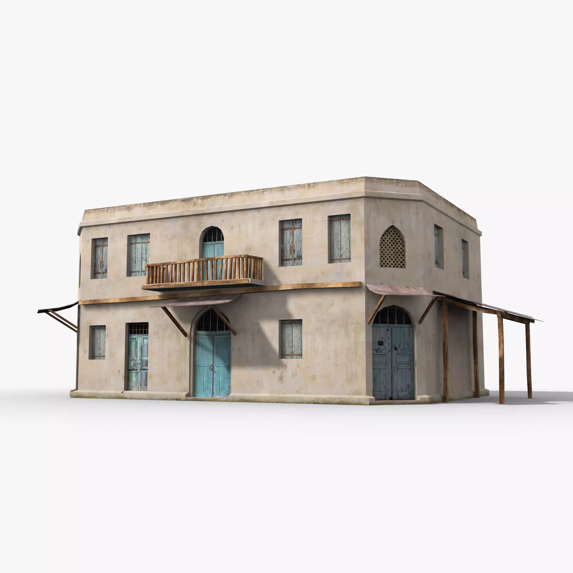 Arab xx27 Low-poly 3D model_0