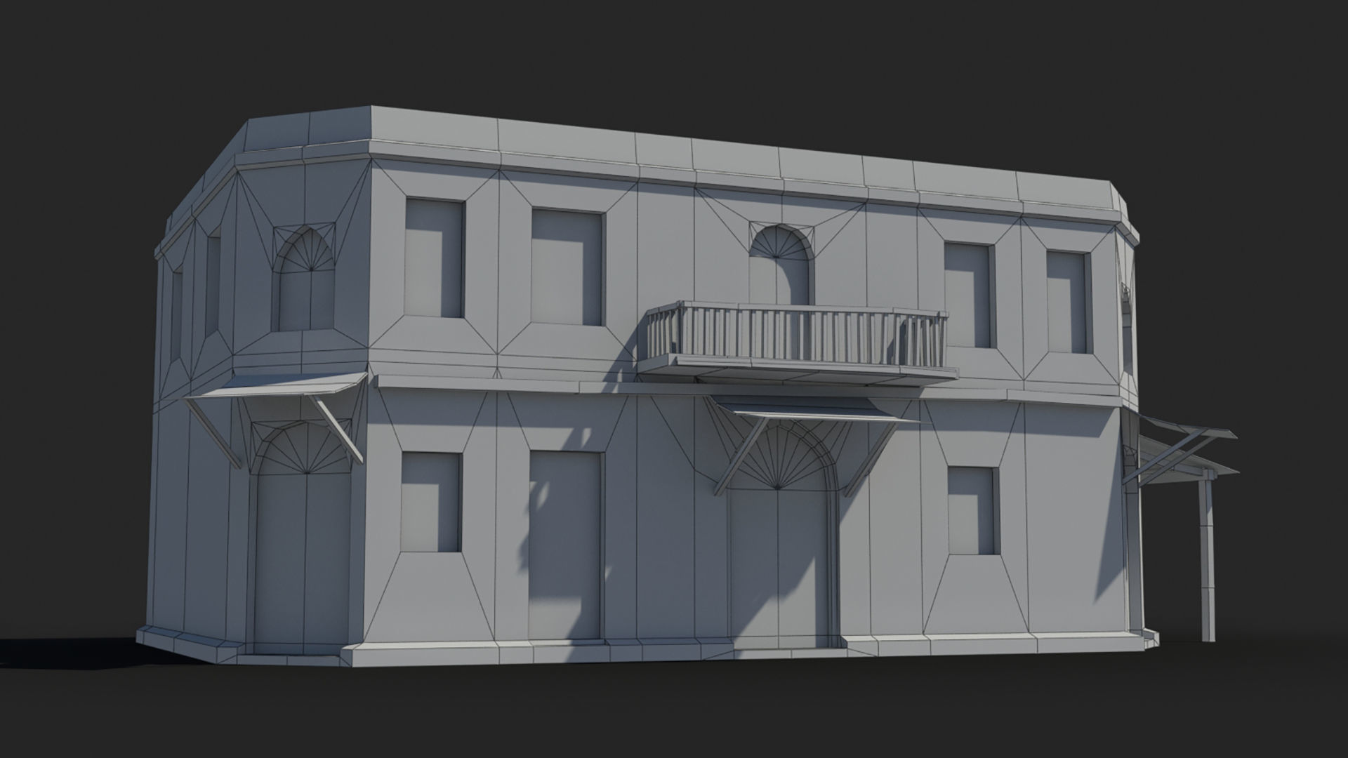 Arab xx27 Low-poly 3D model_7