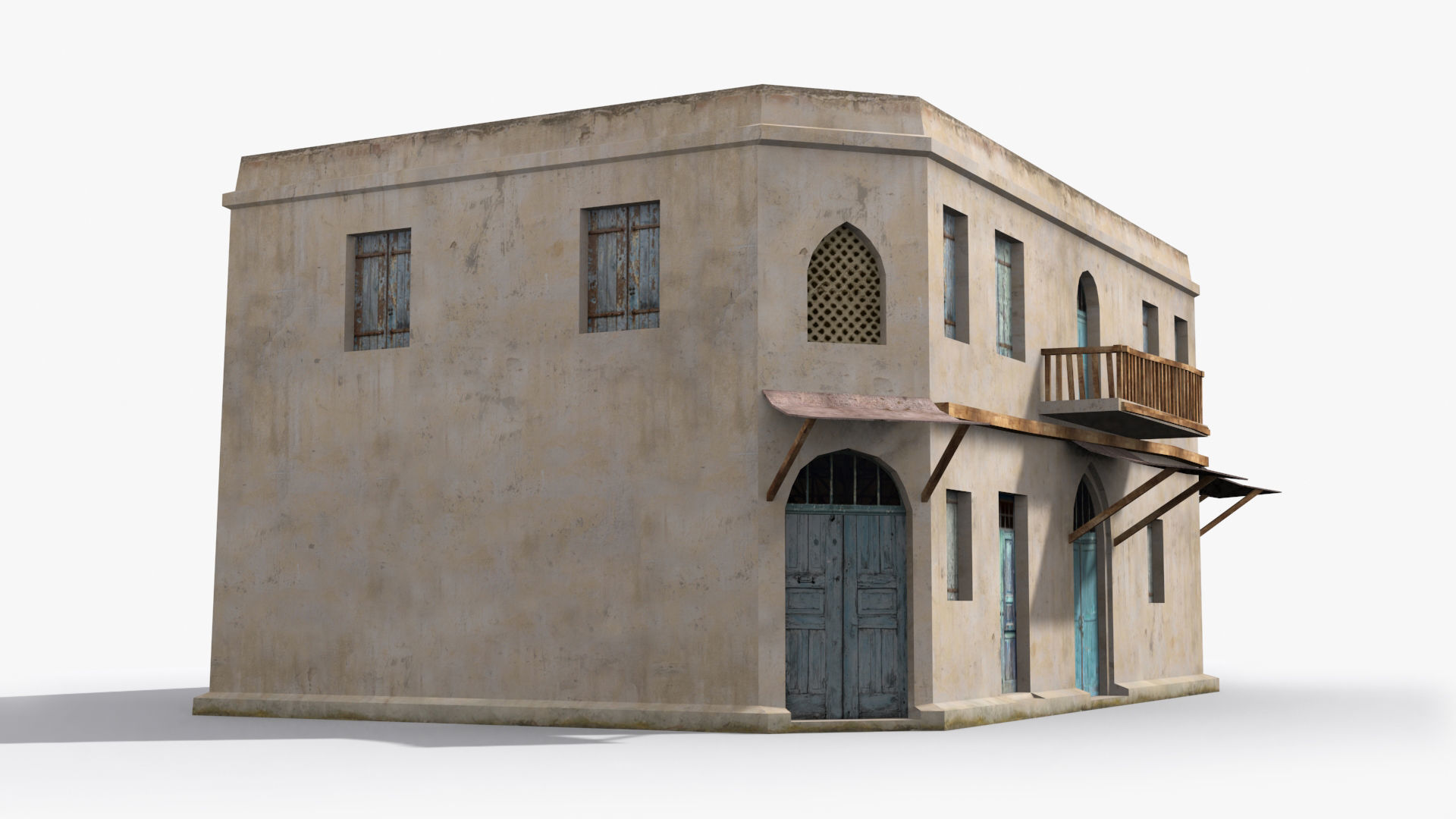 Arab xx27 Low-poly 3D model_3